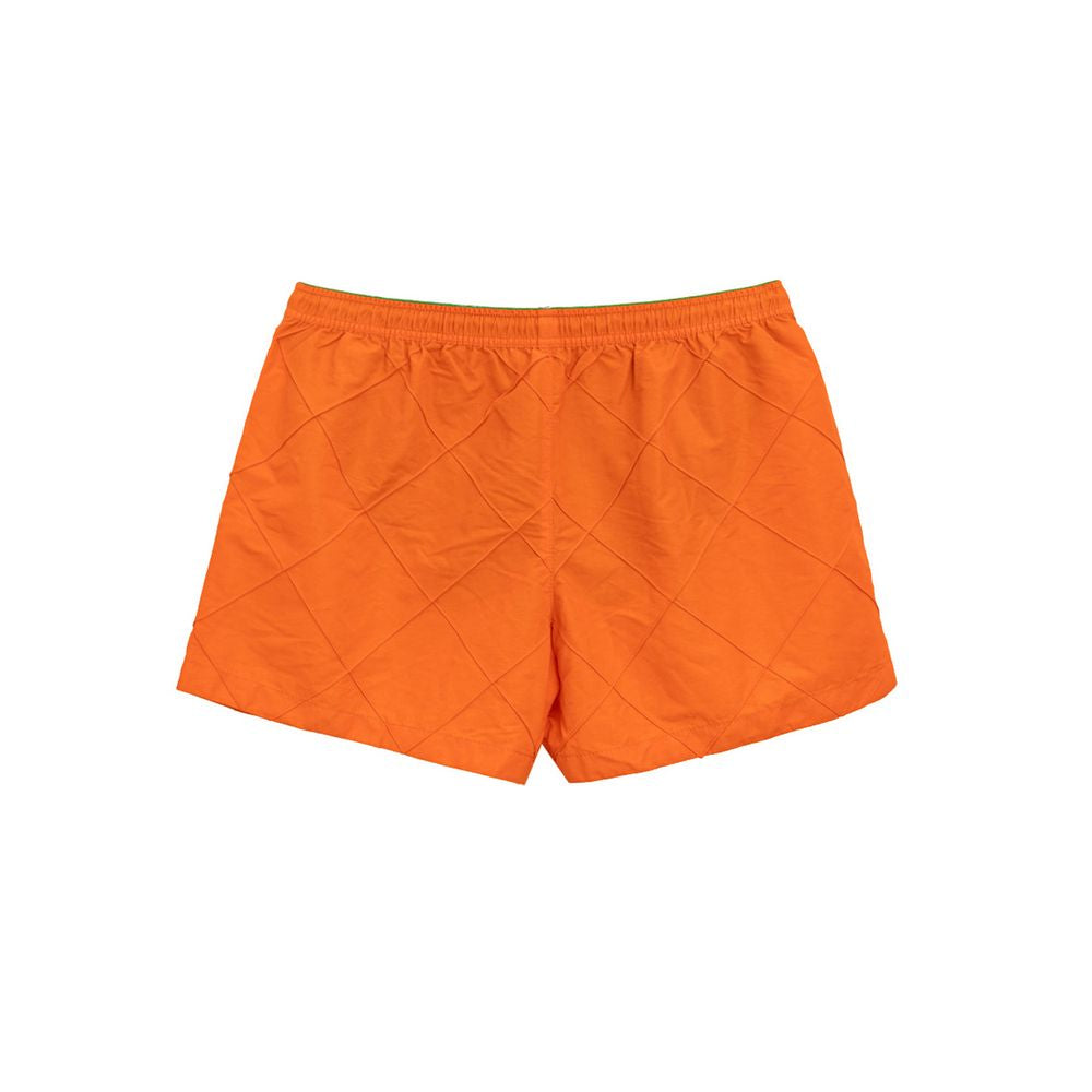 Orange Polyamide Swim Short - ventzia