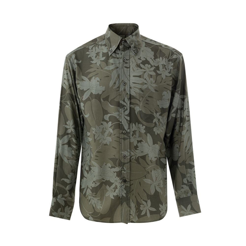 Green Lyocell Shirt - ventzia