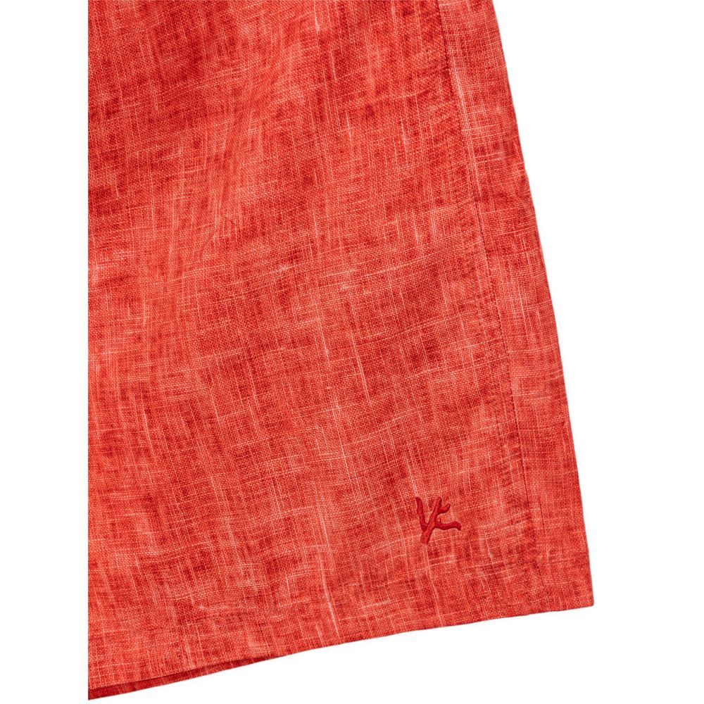 Red Polyester Swim Short - ventzia