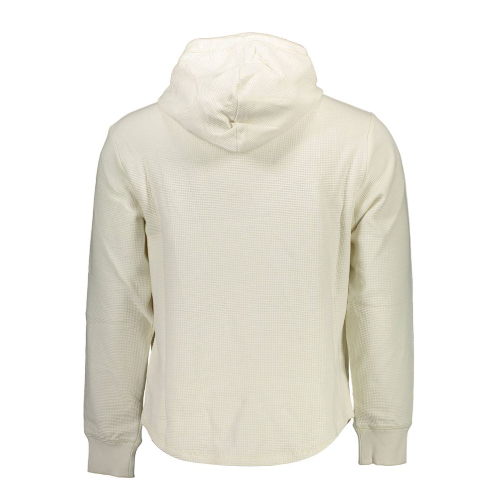 White Cotton Men Sweater - ventzia