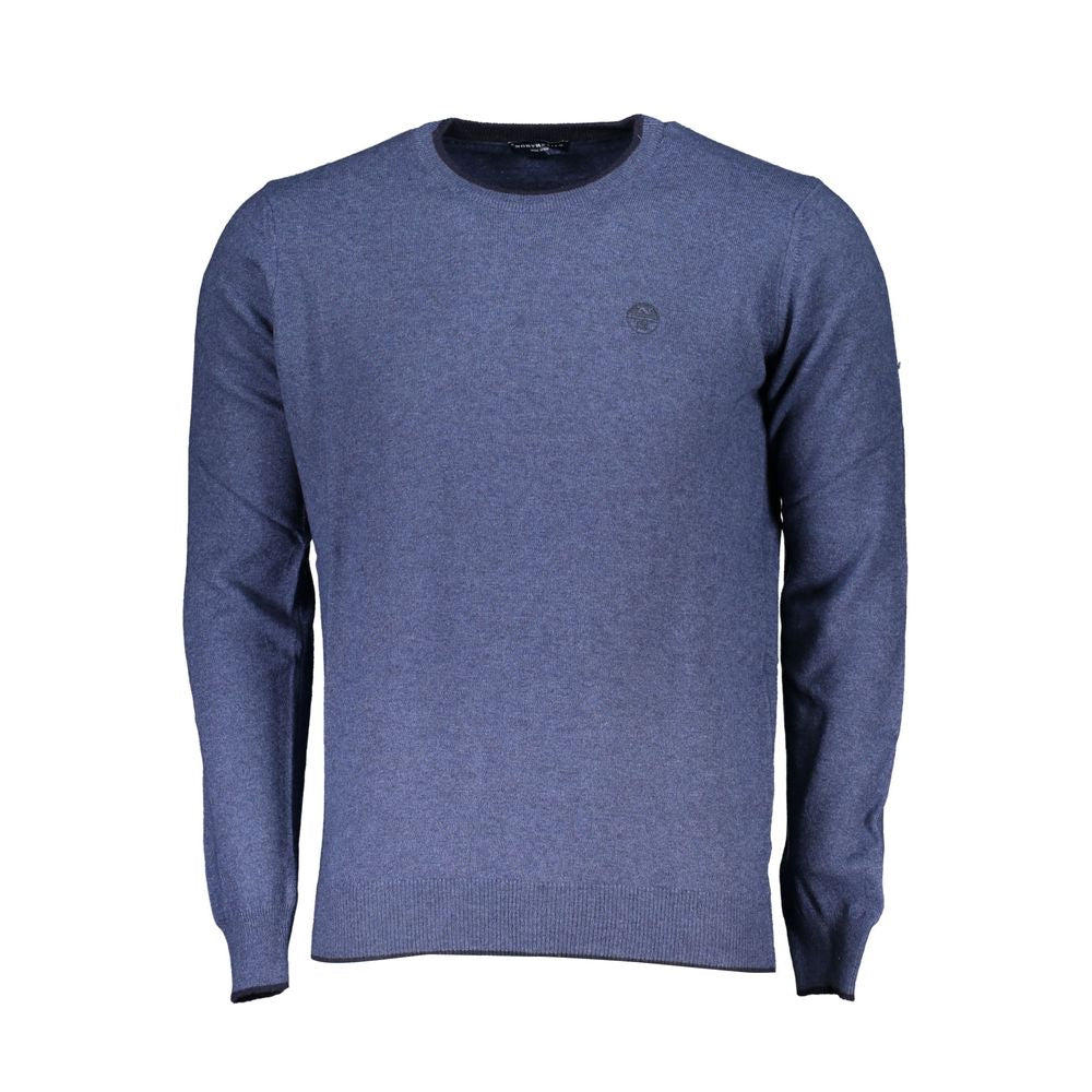 Blue Polyamide Men Sweater - ventzia