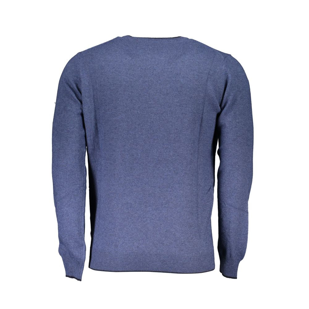 Blue Polyamide Men Sweater - ventzia