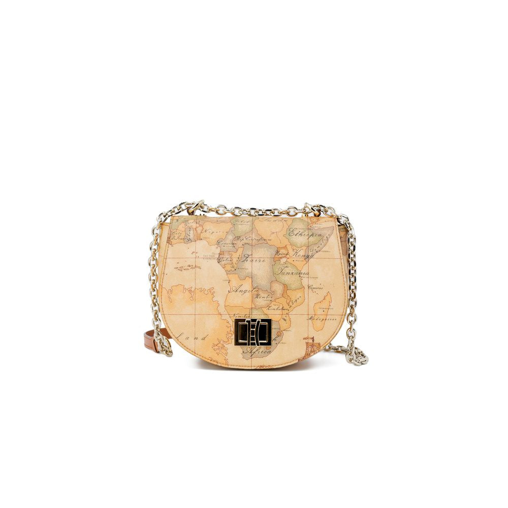 Beige Leather Handbag - ventzia