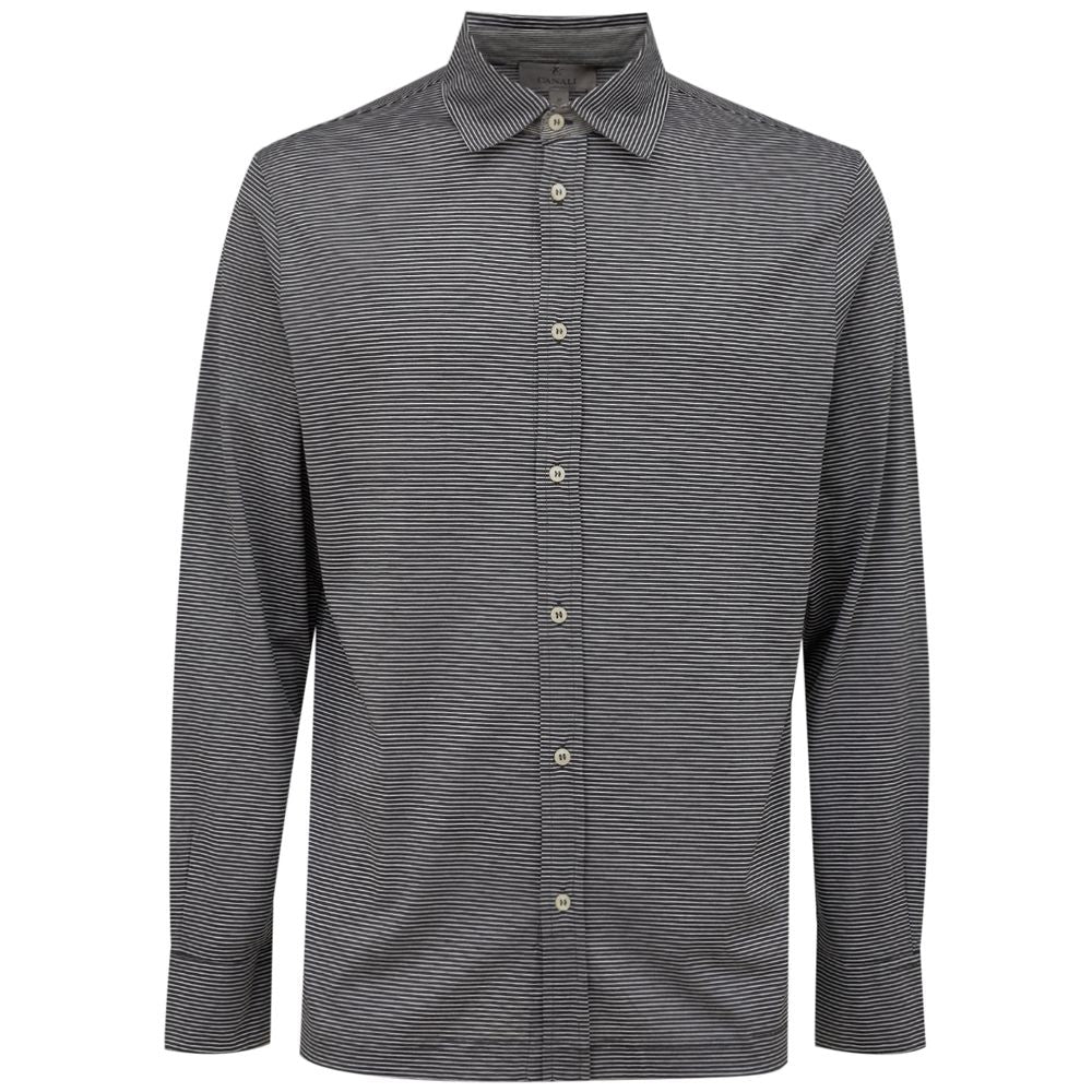 Bicolor Cotton Shirt - ventzia