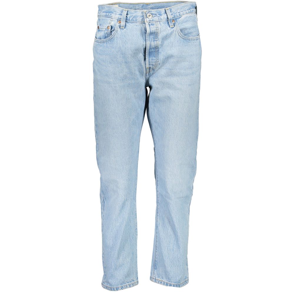 Blue Cotton Women's Jean - ventzia