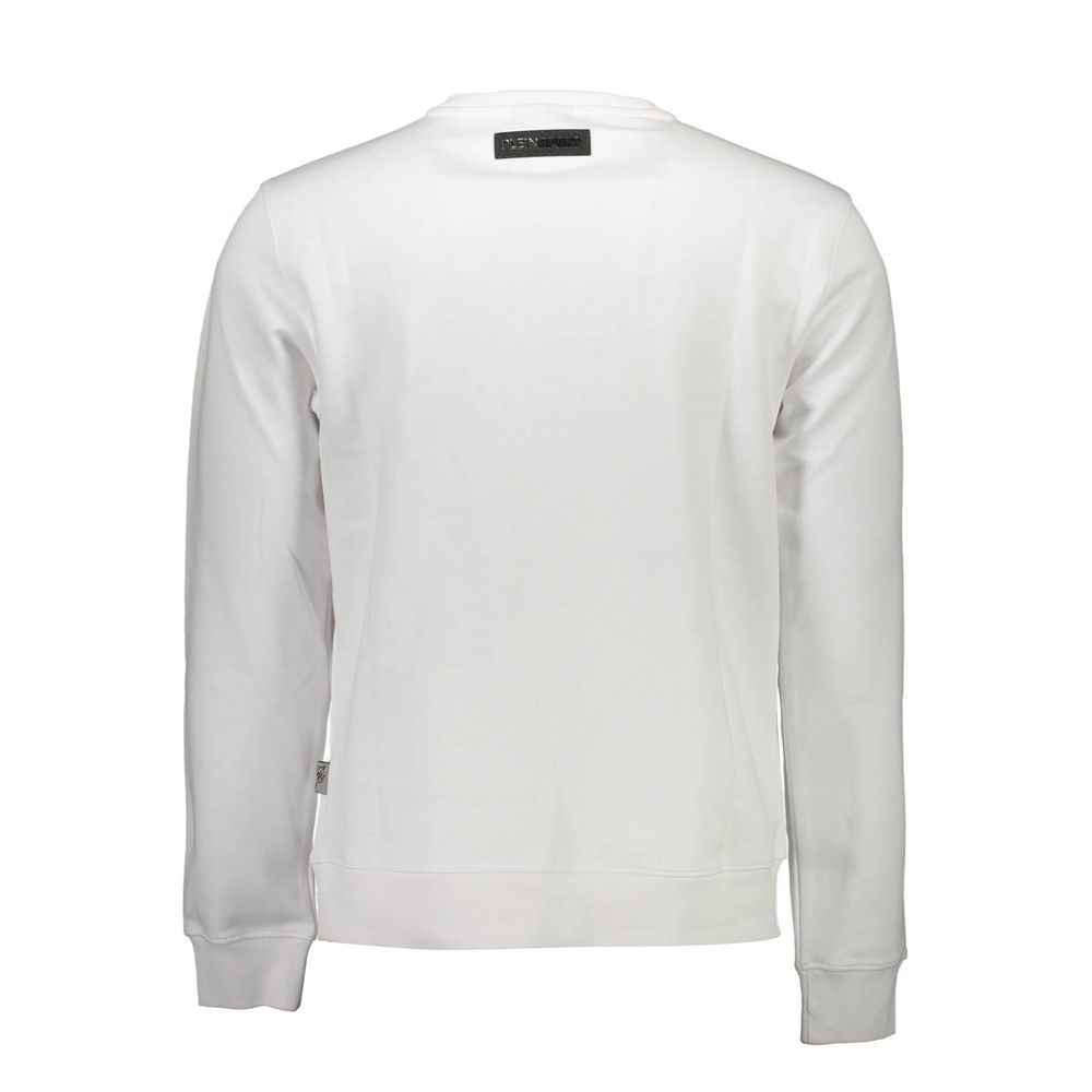 White Cotton Sweatshirt