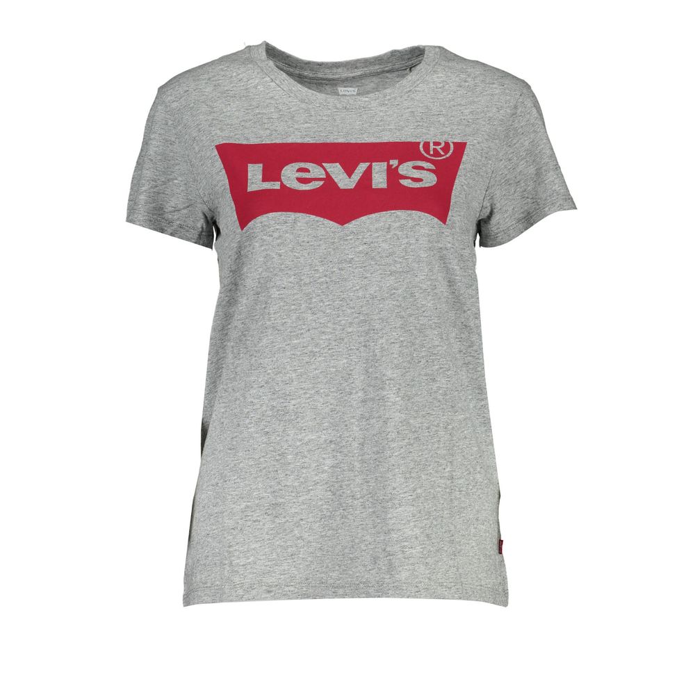 Gray Cotton Unisex T-Shirt - ventzia