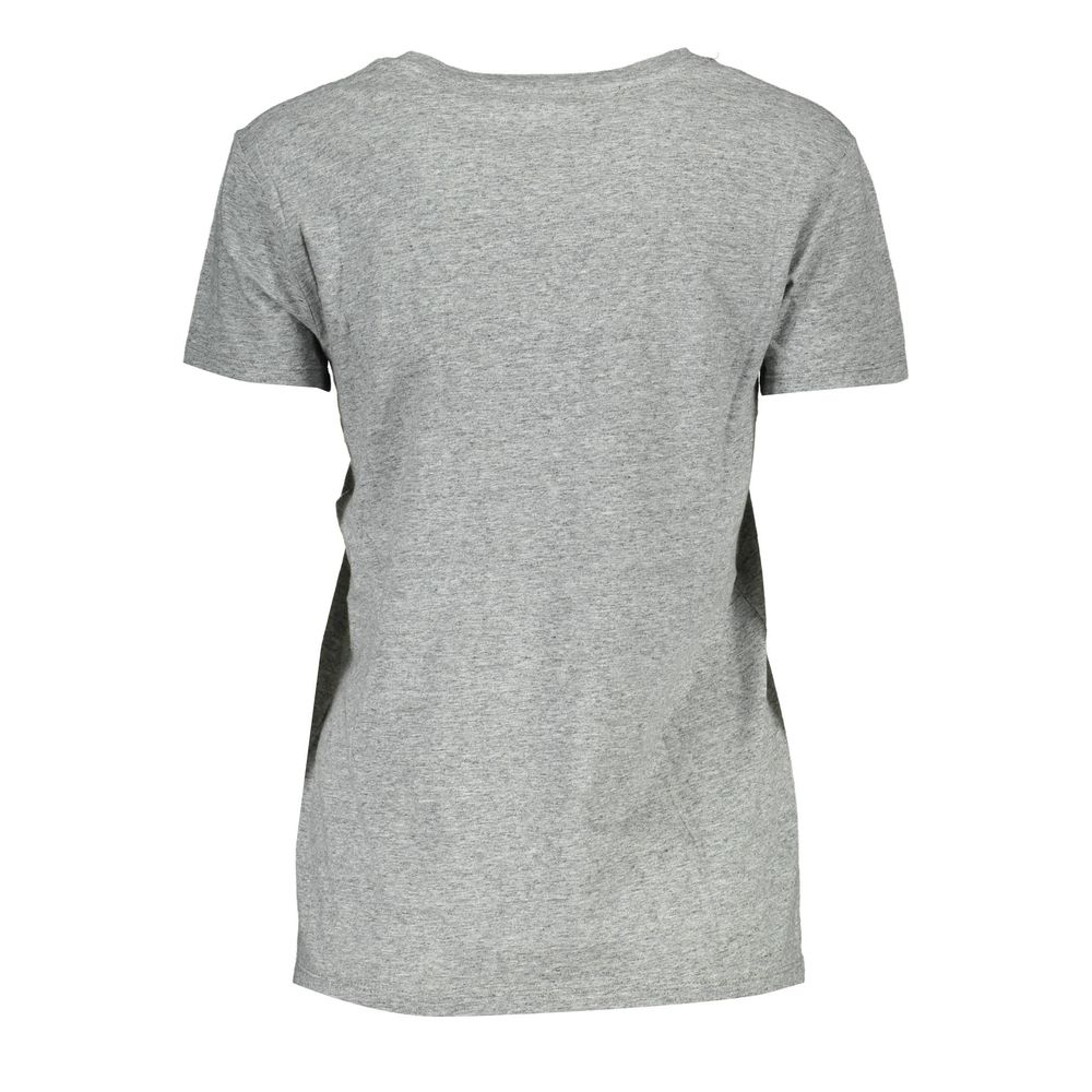 Gray Cotton Unisex T-Shirt - ventzia