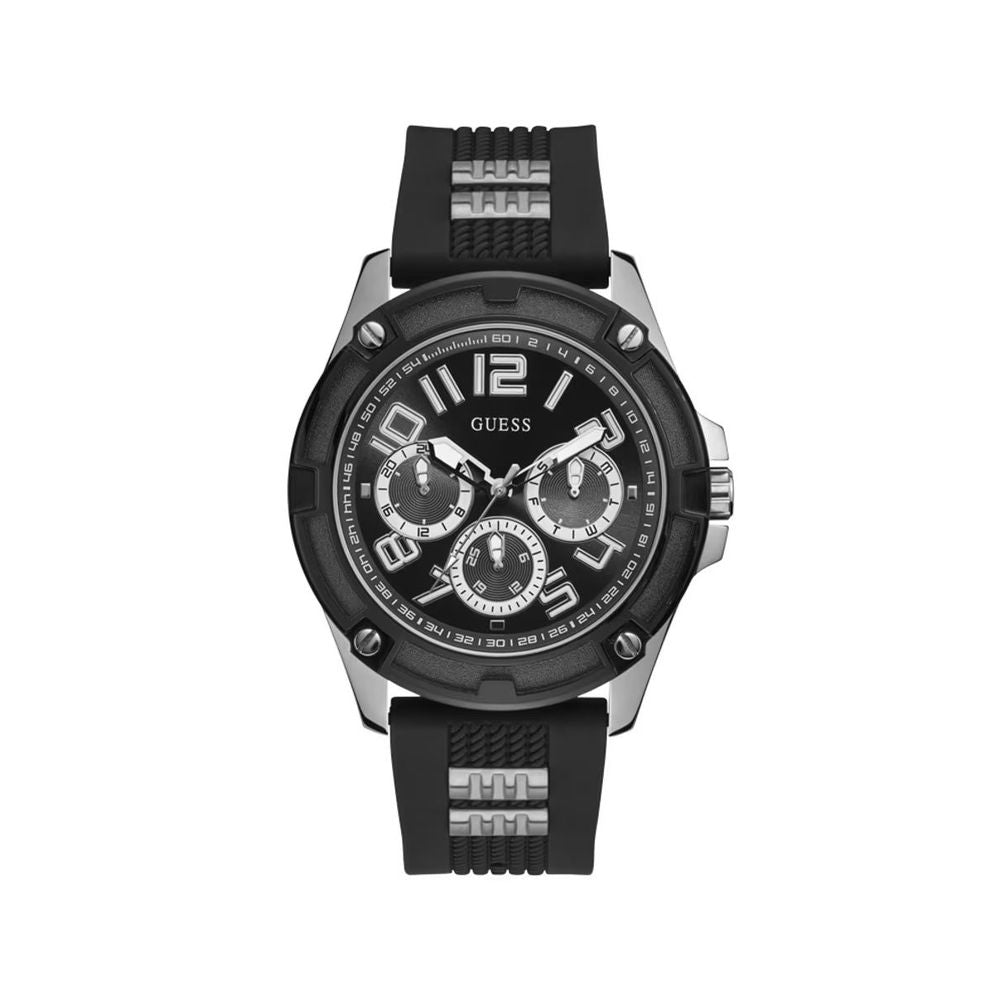 Black Synthetic Watch - ventzia