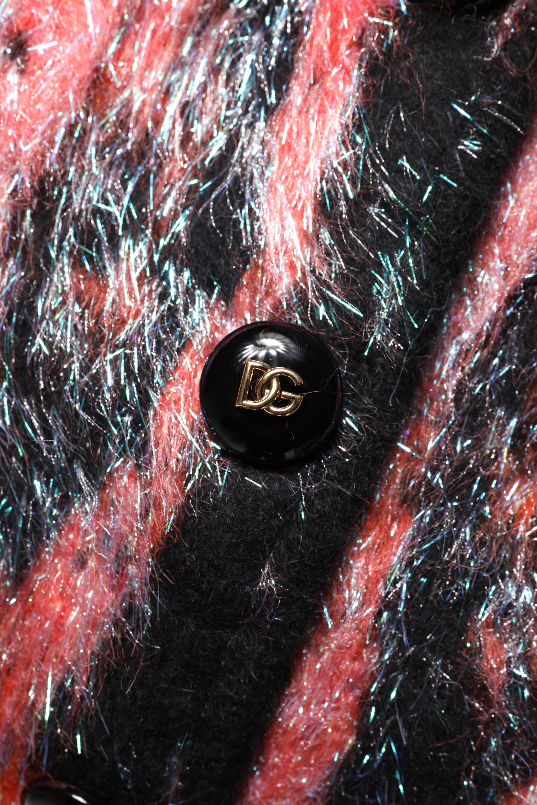 Red Mohair Wool Button Down Cardigan Sweater - ventzia