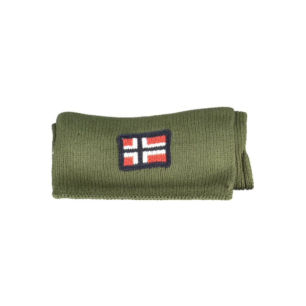 Green Marabou Men Scarf