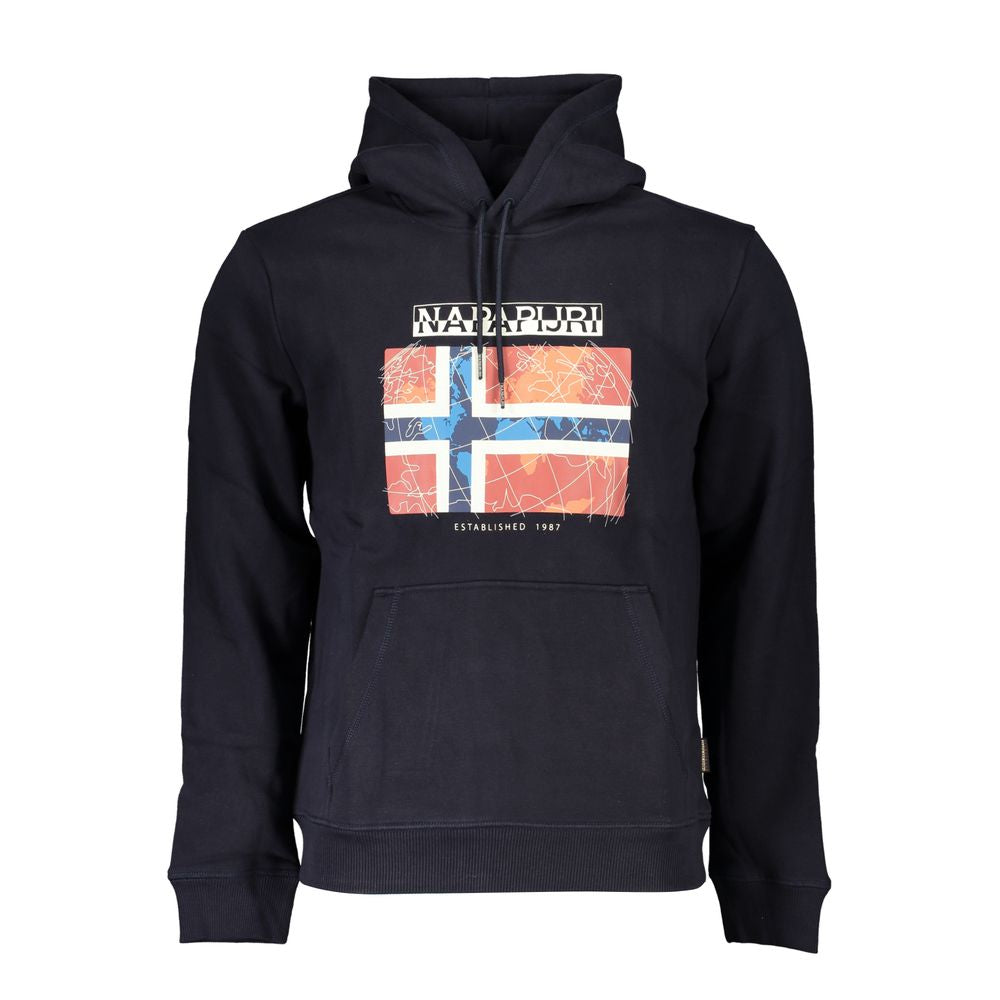 Blue Cotton Men Sweater - ventzia