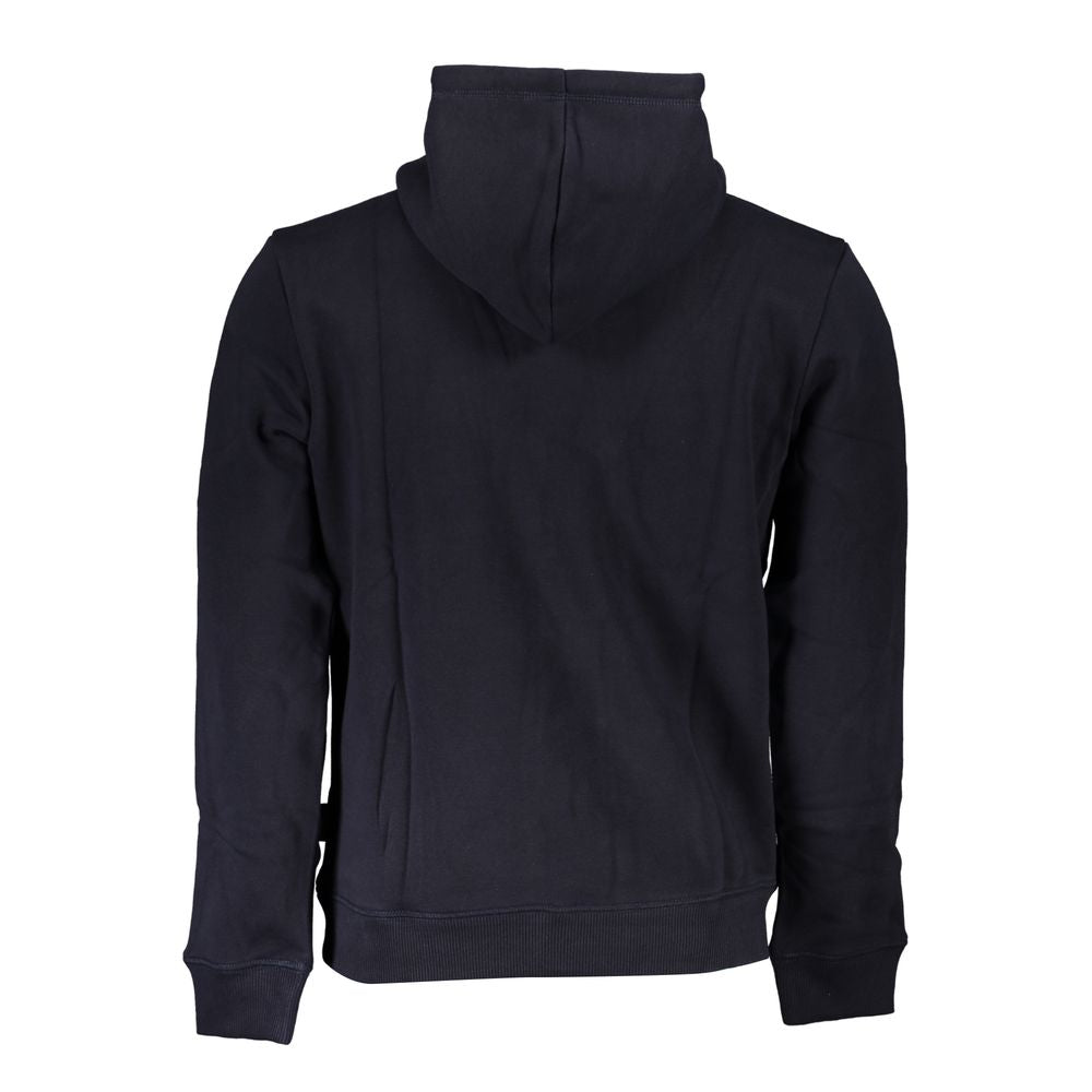Blue Cotton Men Sweater - ventzia
