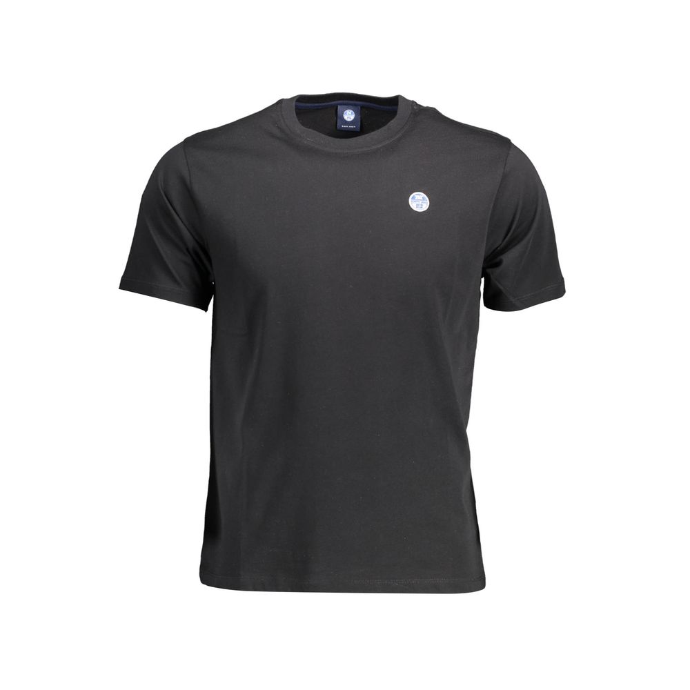 Black Cotton Men T-Shirt - ventzia
