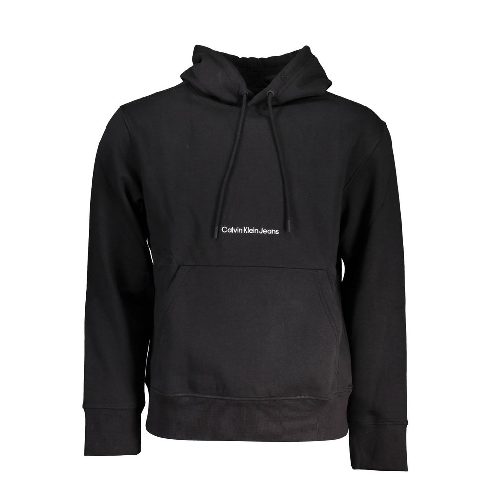 Black Cotton Men Sweater - ventzia