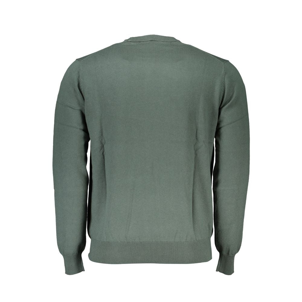 Sophisticated Crew Neck Embroidered Sweater - ventzia