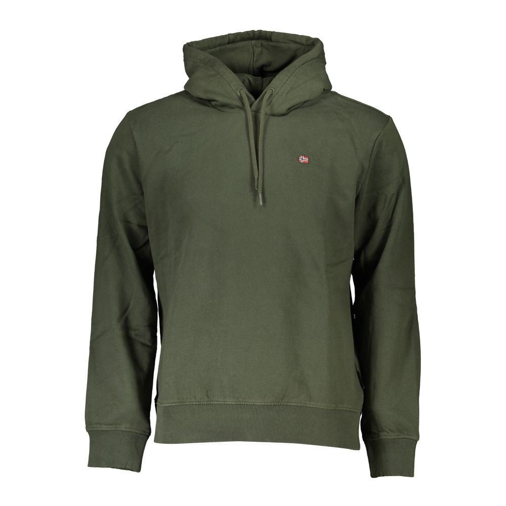 Green Cotton Men Sweater - ventzia