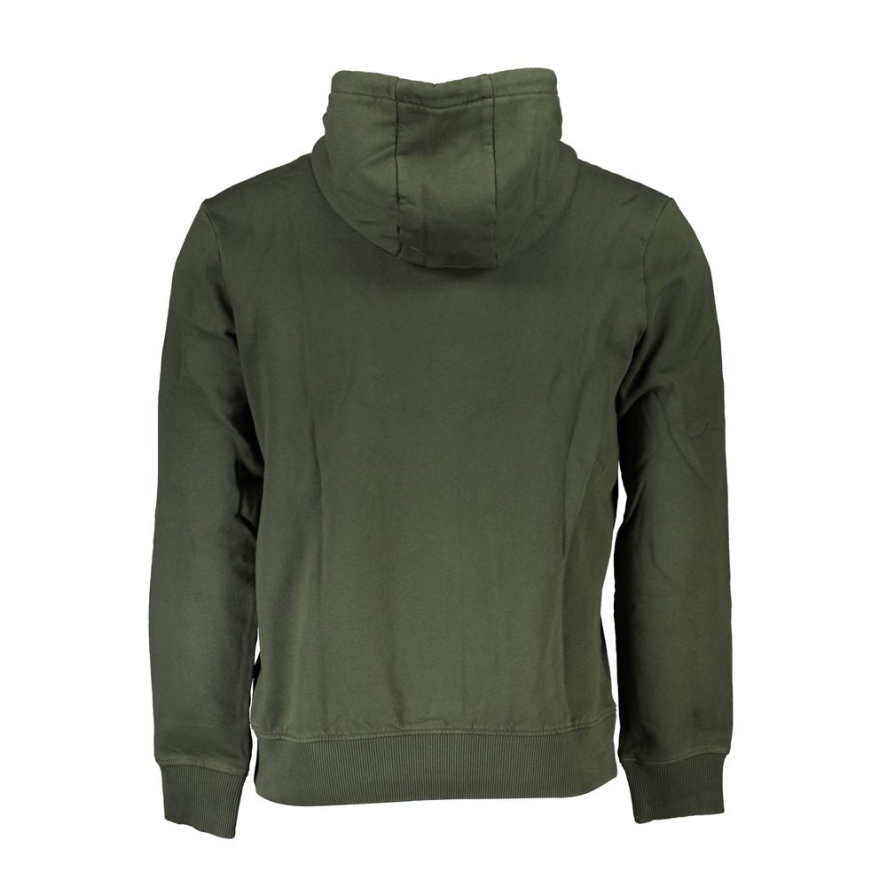 Green Cotton Men Sweater - ventzia