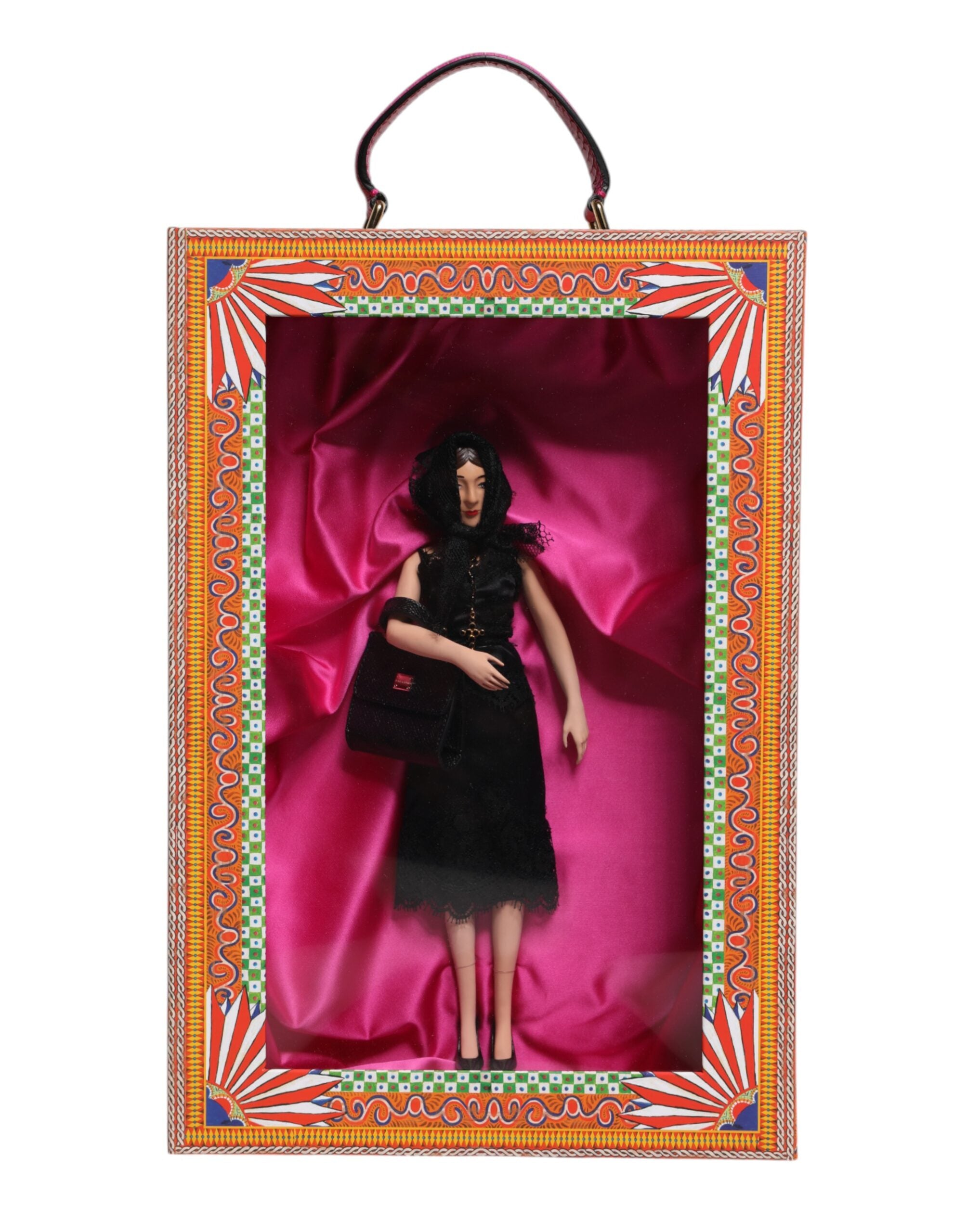 Black Dress Ceramic Porcelain Fashion Leather Sicily Dolls - ventzia