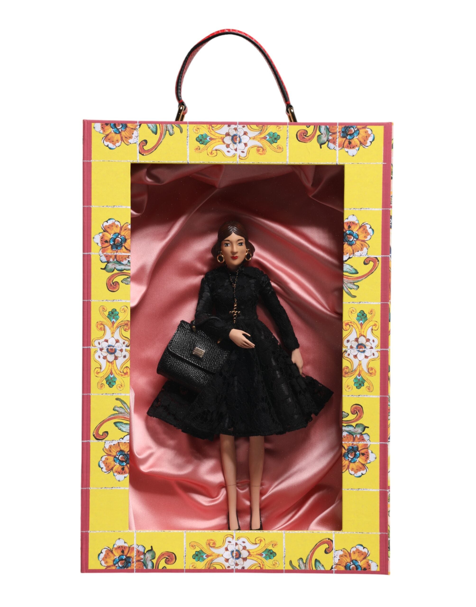 Black Dress Ceramic Porcelain Fashion Leather Sicily Dolls - ventzia