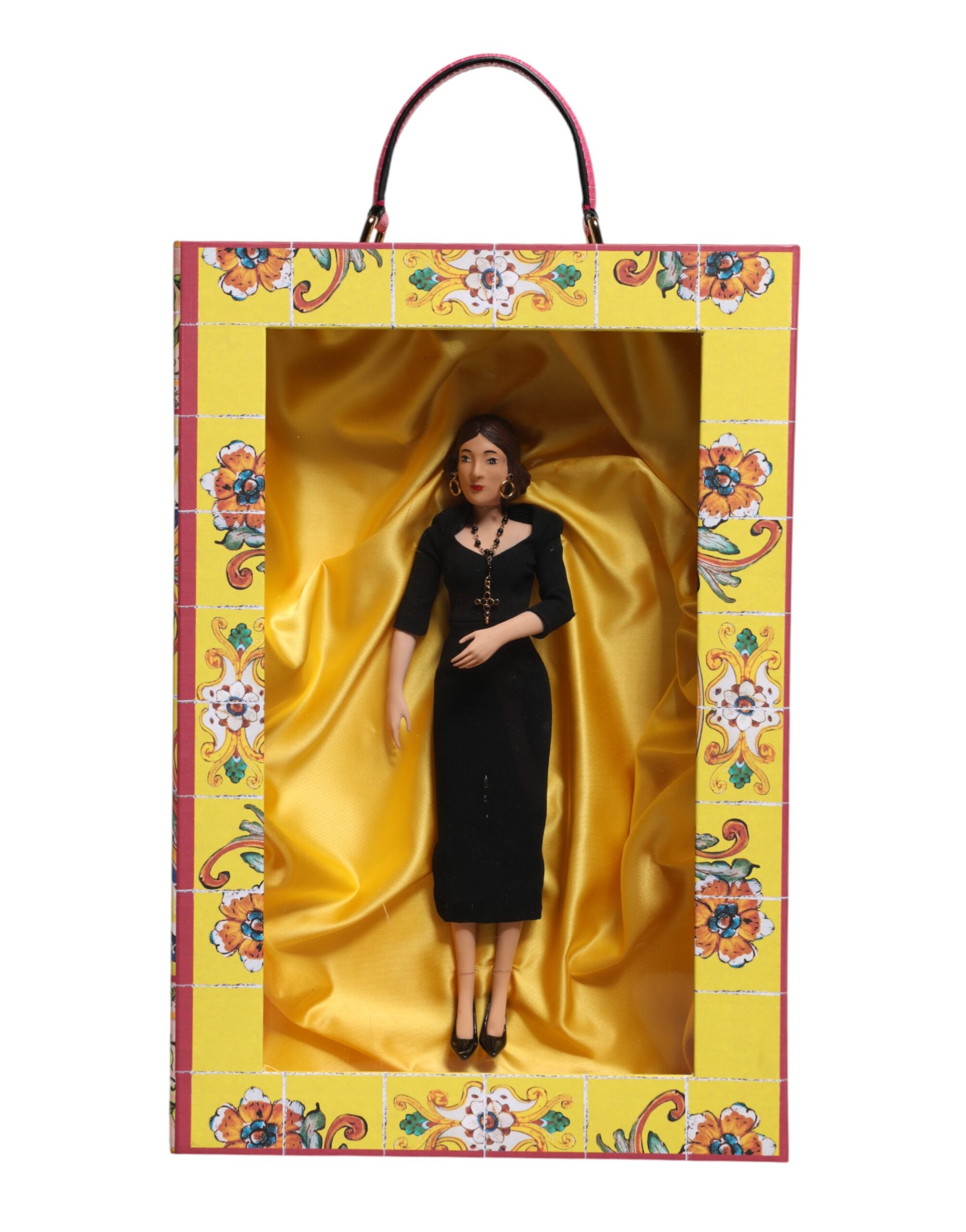 Black Dress Ceramic Porcelain Fashion Leather Sicily Dolls - ventzia
