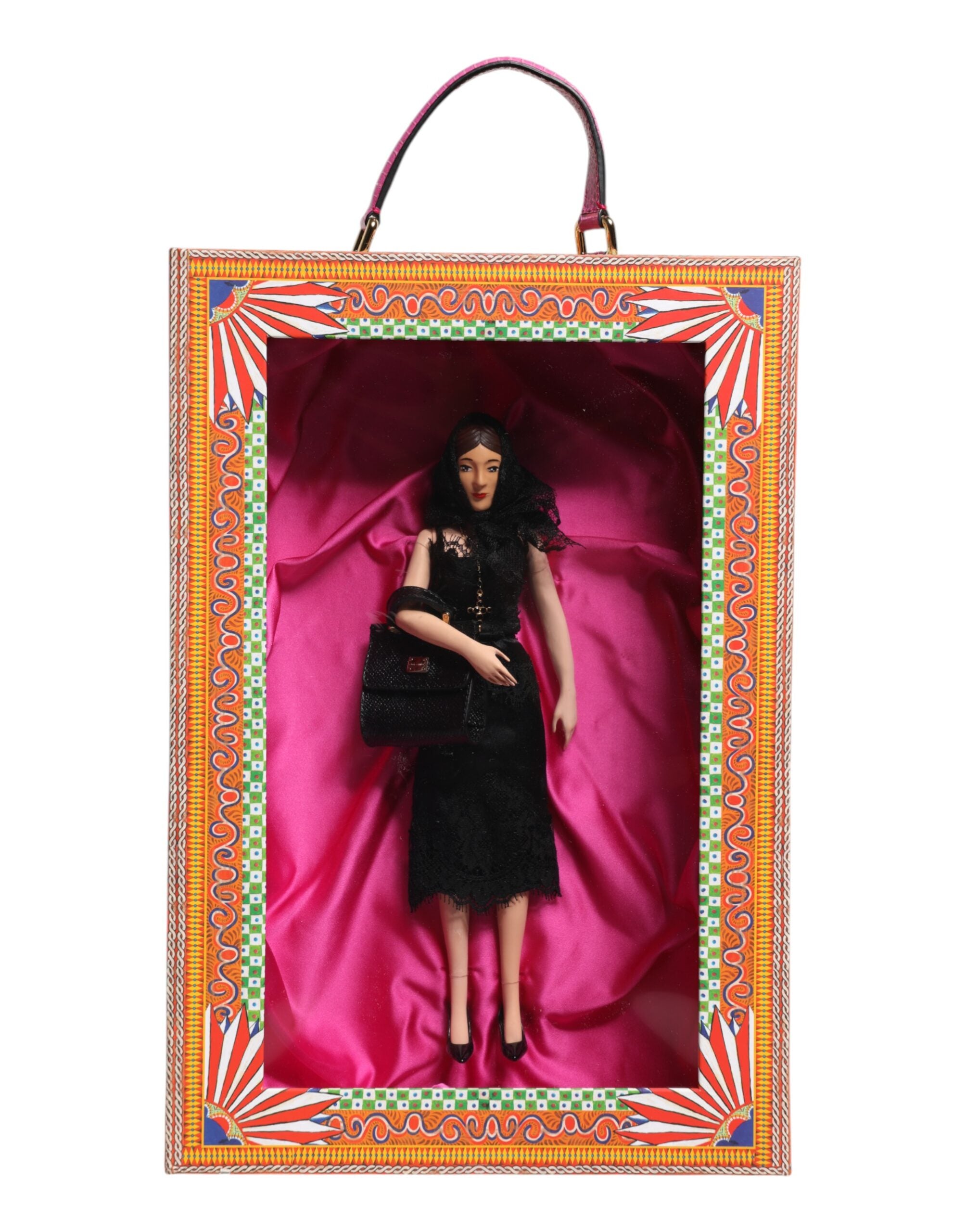 Black Dress Ceramic Porcelain Fashion Leather Sicily Dolls - ventzia