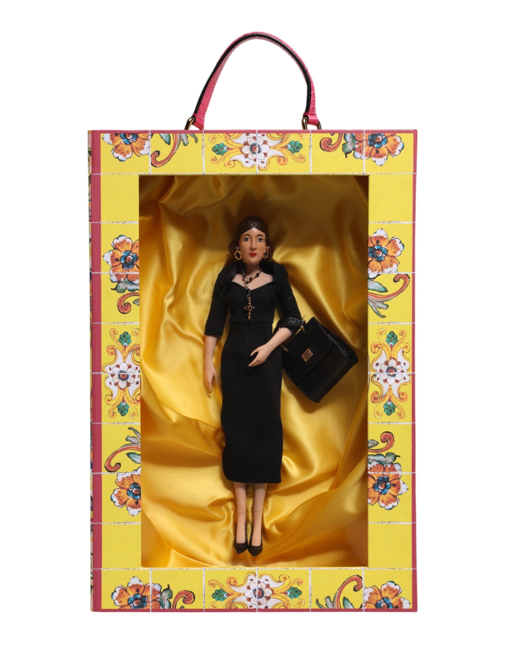 Black Dress Ceramic Porcelain Fashion Leather Sicily Dolls - ventzia