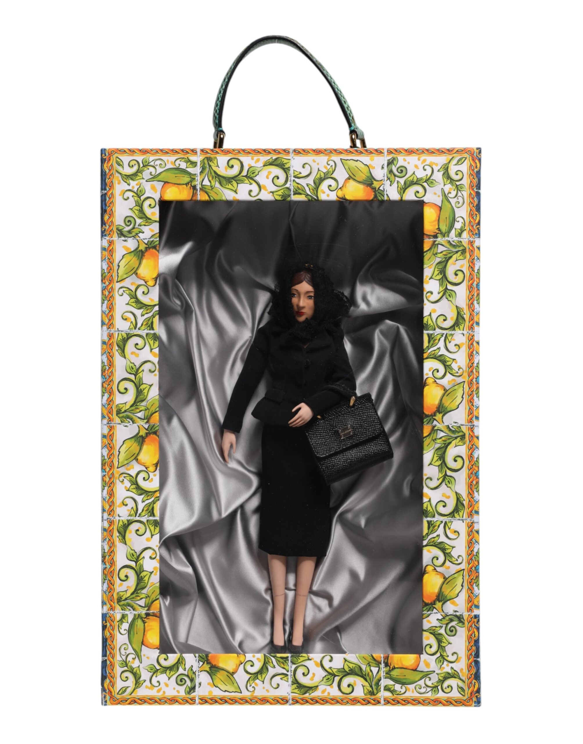 Black Dress Ceramic Porcelain Fashion Leather Sicily Dolls - ventzia