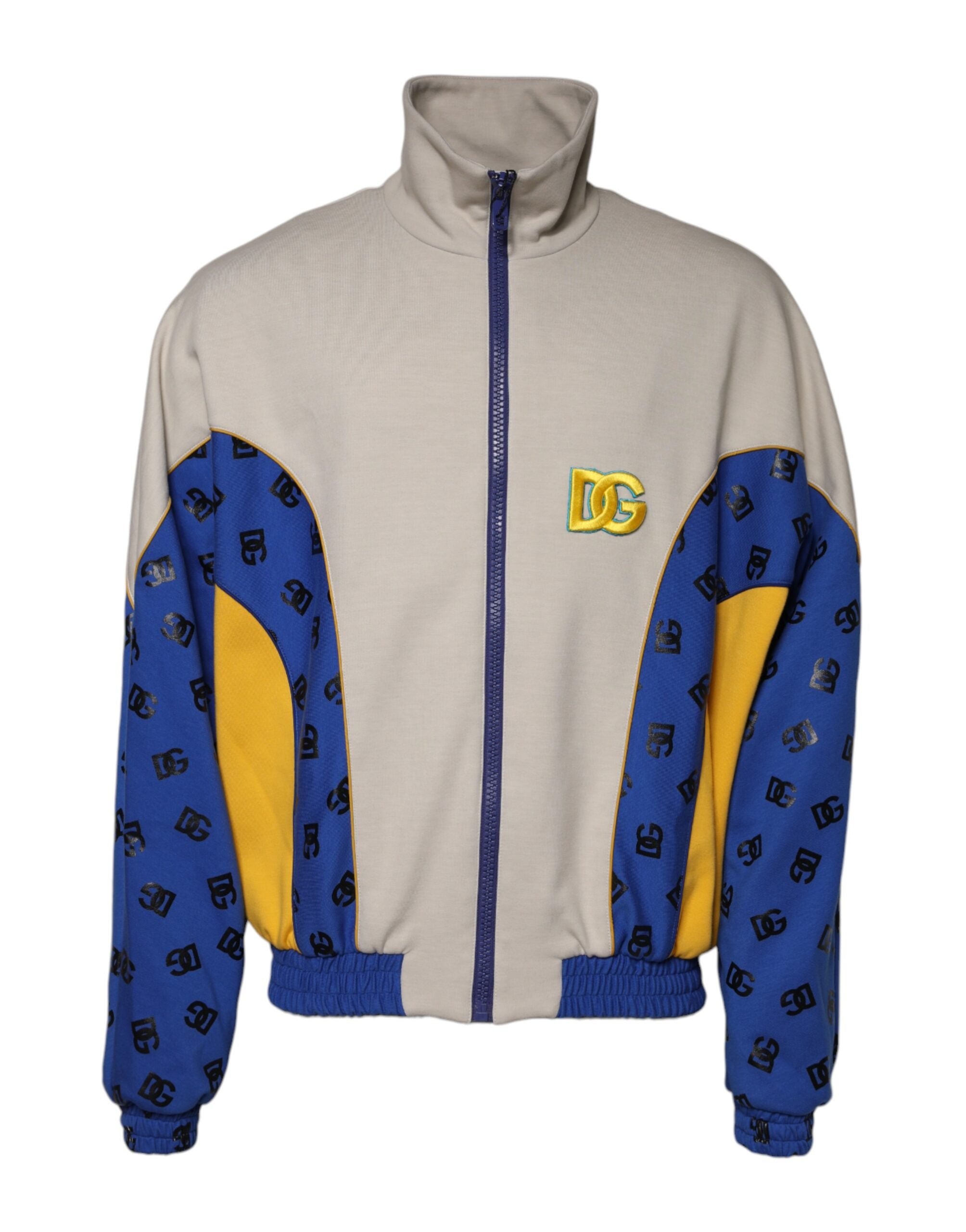 Multicolor Polyester Full Zip Bomber Jacket - ventzia