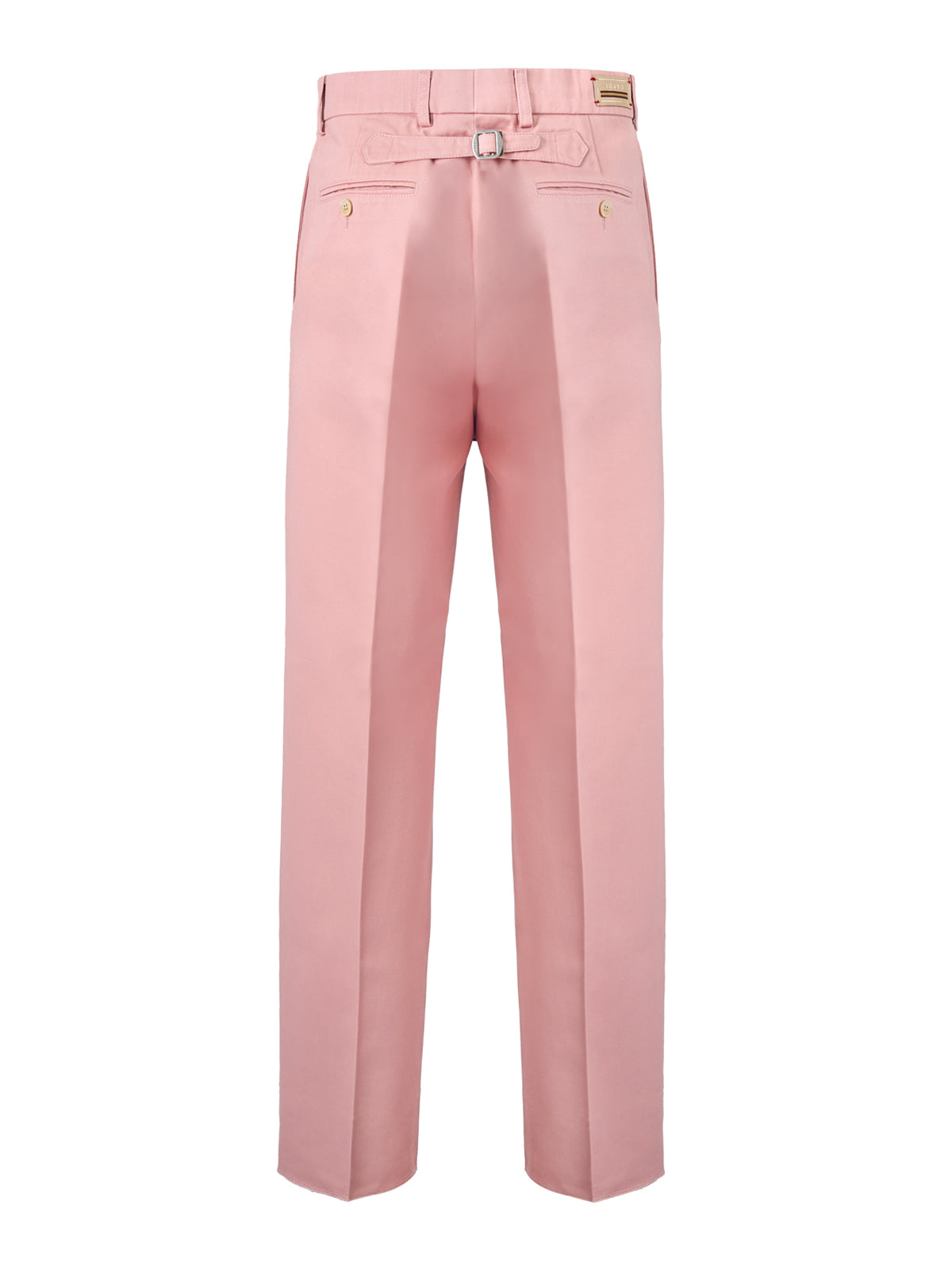 Light Pink Cotton Pants - ventzia