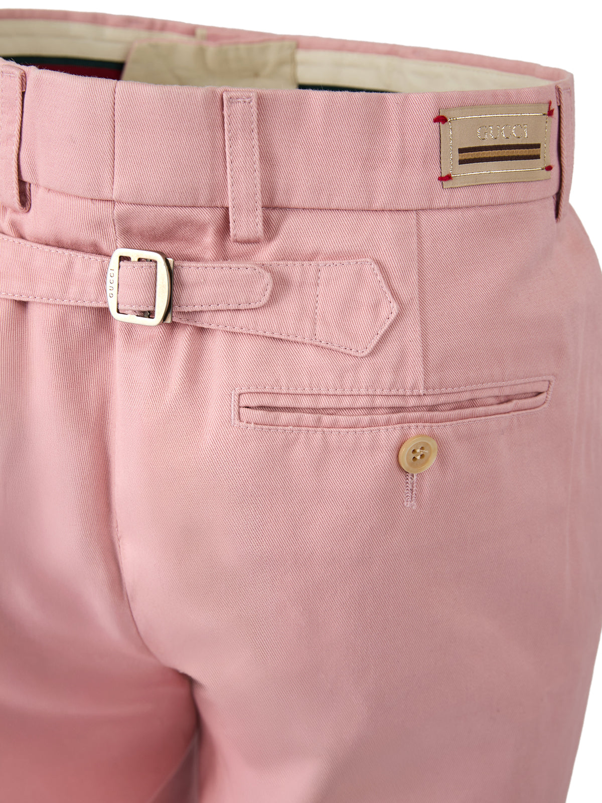 Light Pink Cotton Pants - ventzia