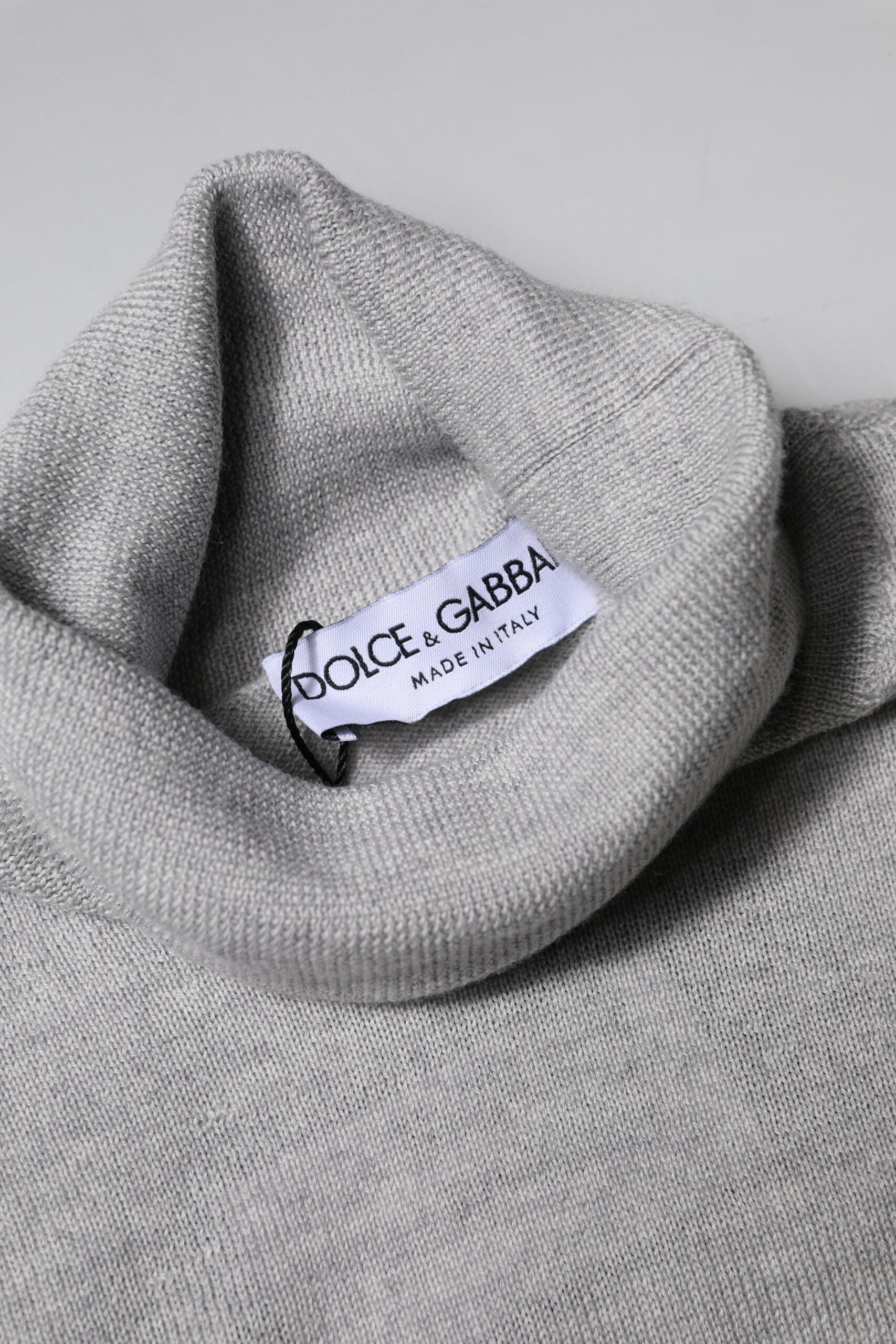 Gray Wool Knitted Men Pullover Sweater - ventzia
