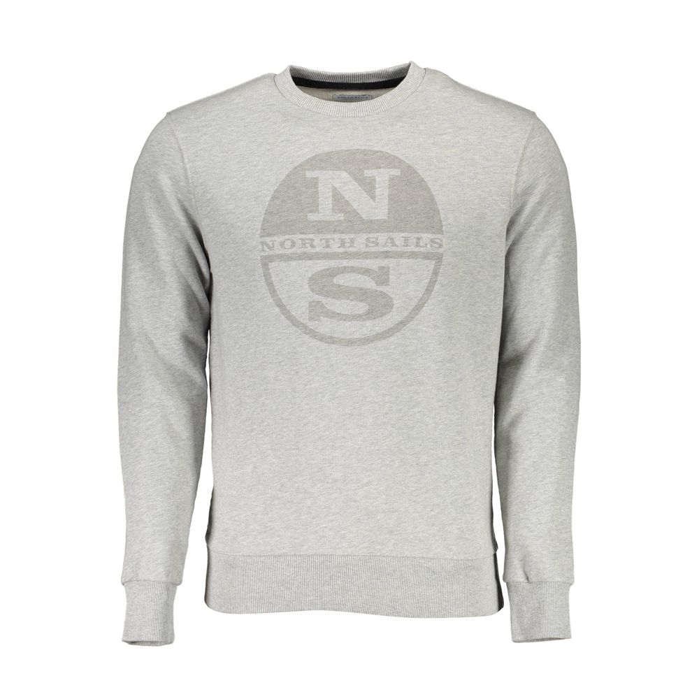 Gray Cotton Unisex Sweatshirt - ventzia
