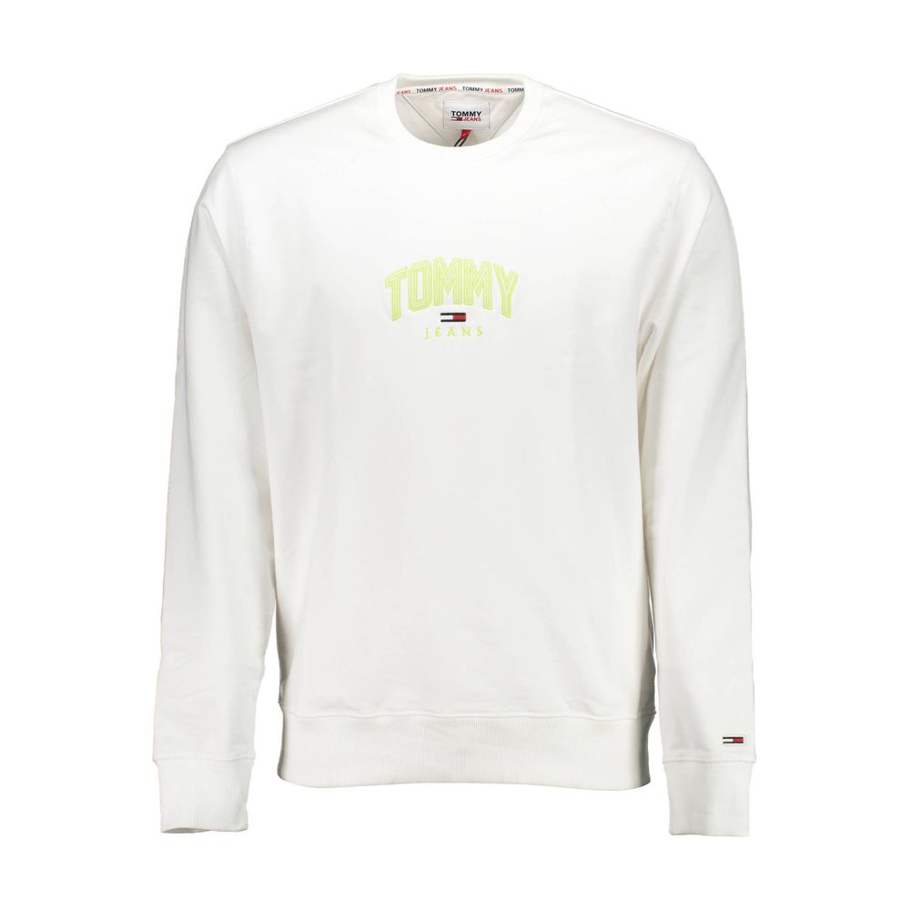 White Cotton Unisex Sweatshirt - ventzia