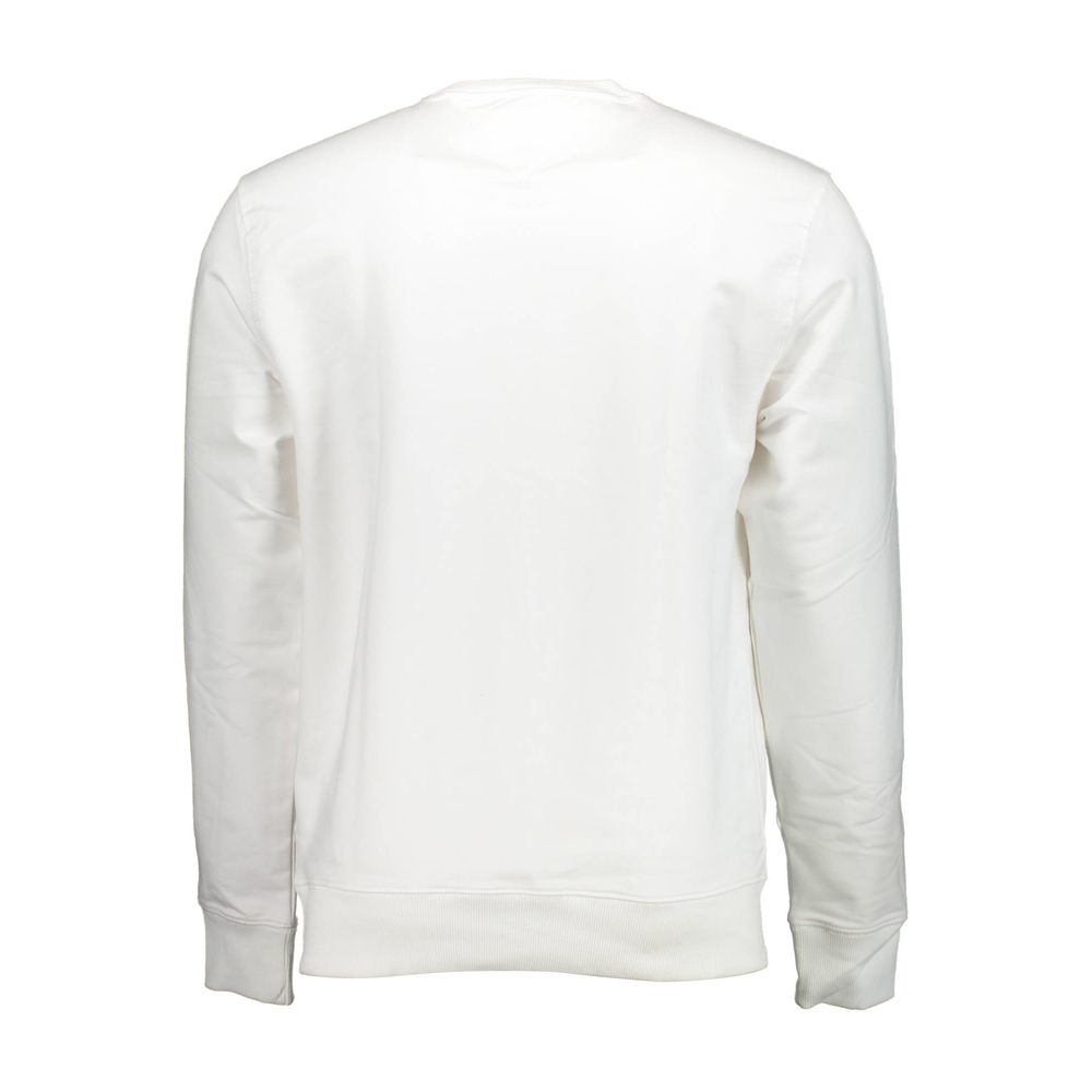White Cotton Unisex Sweatshirt - ventzia