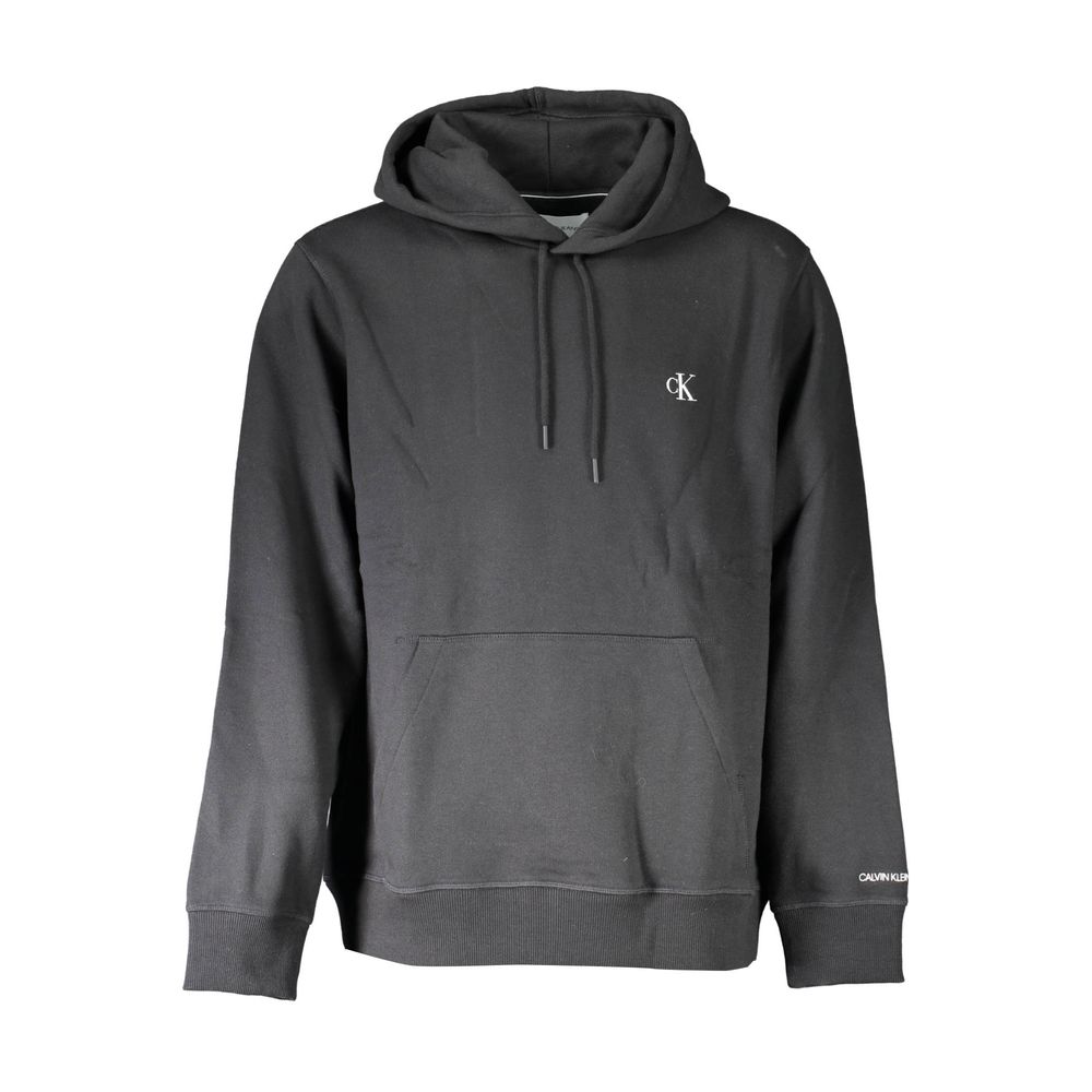 Black Cotton Unisex Sweatshirt - ventzia