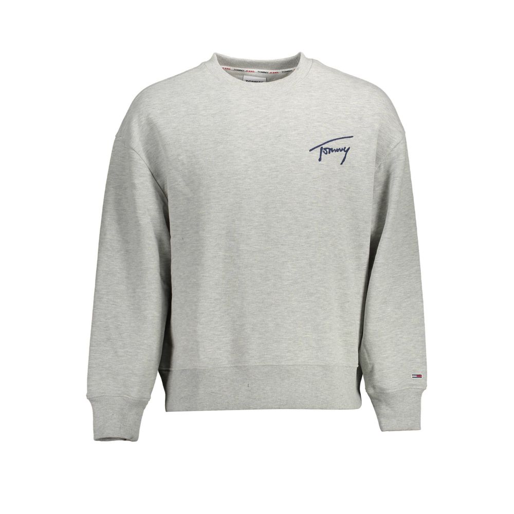 Gray Cotton Men Sweater - ventzia