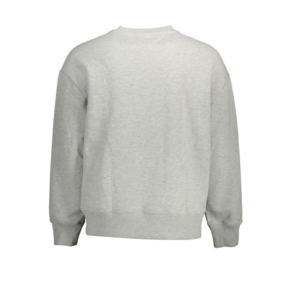 Gray Cotton Men Sweater - ventzia