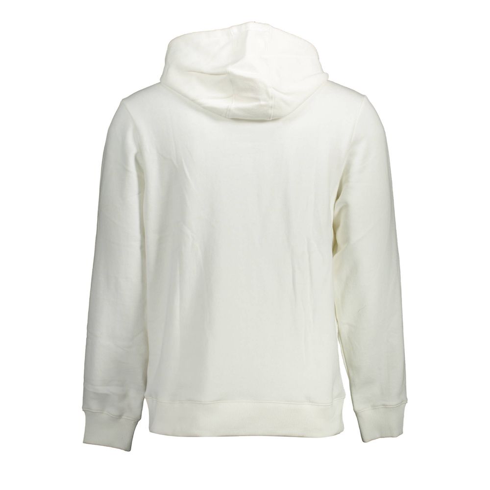 White Cotton Men Sweater - ventzia