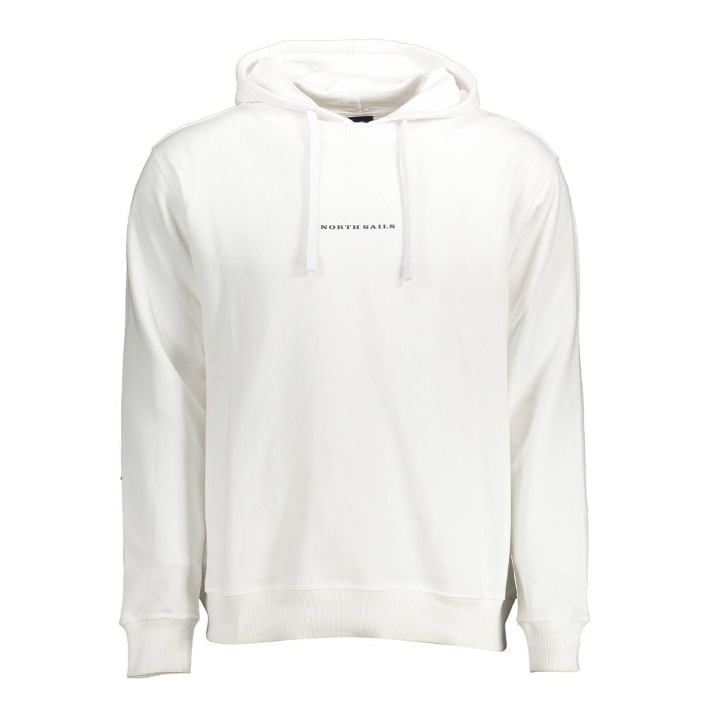 White Cotton Men Sweater - ventzia