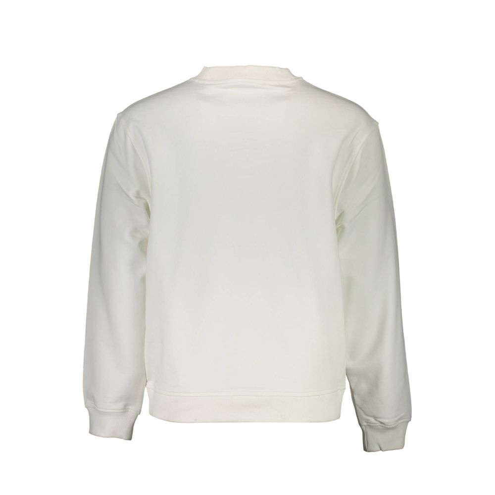 White Cotton Men Sweater - ventzia