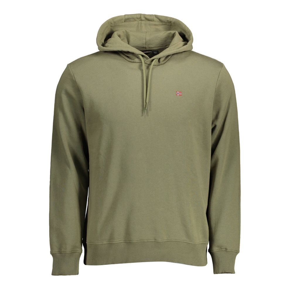 Green Cotton Men Sweater - ventzia