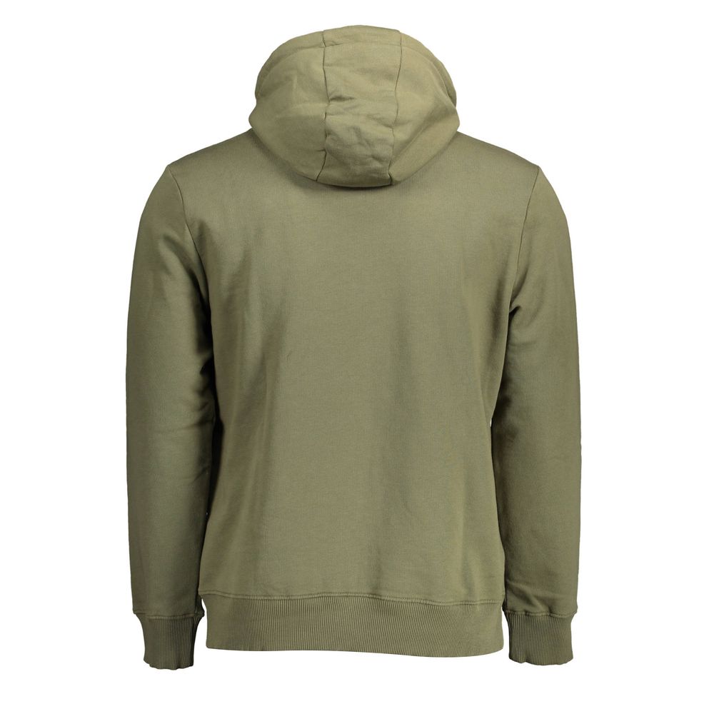 Green Cotton Men Sweater - ventzia