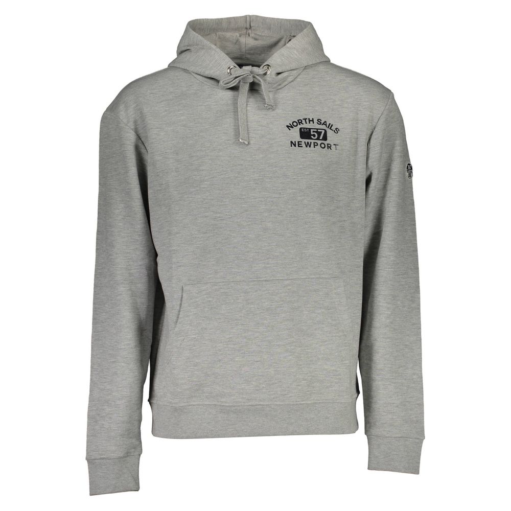 Gray Cotton Men Sweater - ventzia