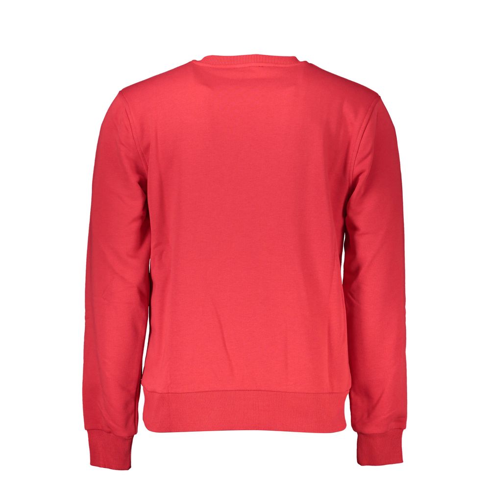 Red Cotton Men Sweater - ventzia