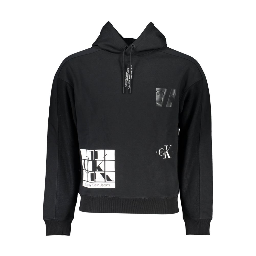Black Cotton Men Sweater - ventzia