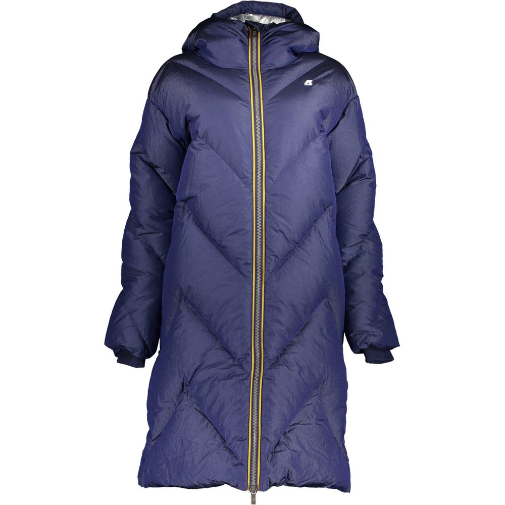 Blue Polyamide Jackets & Coat - ventzia