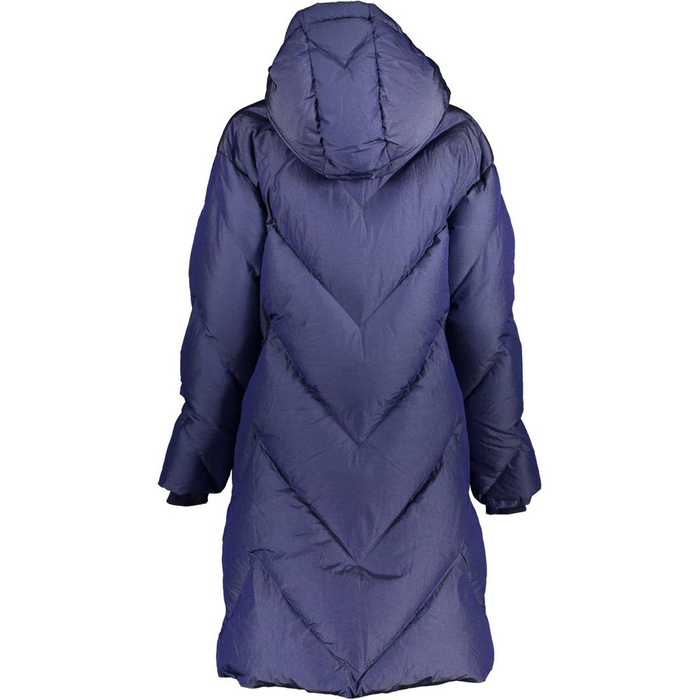 Blue Polyamide Jackets & Coat - ventzia