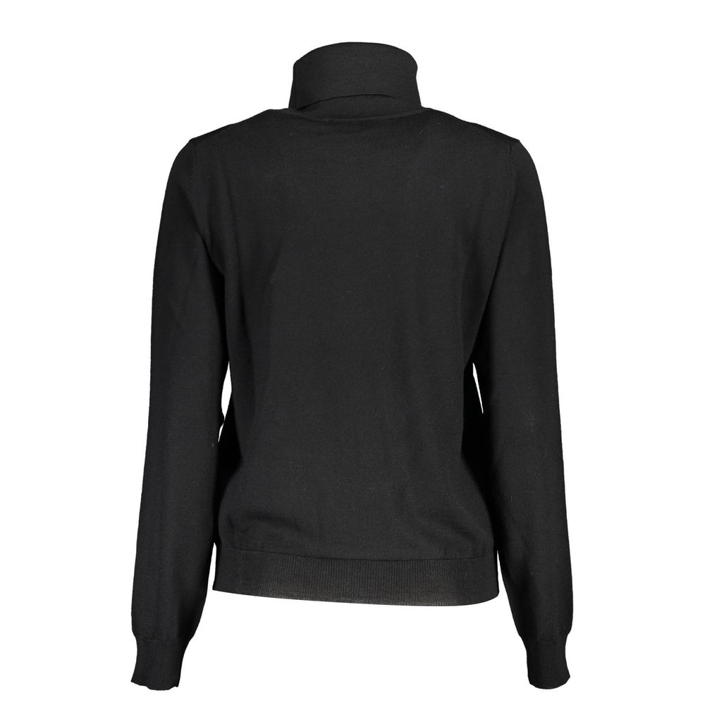 Black Wool Sweater - ventzia