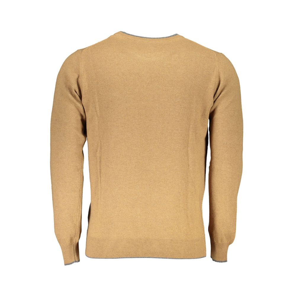 Brown Polyamide Men Sweater - ventzia